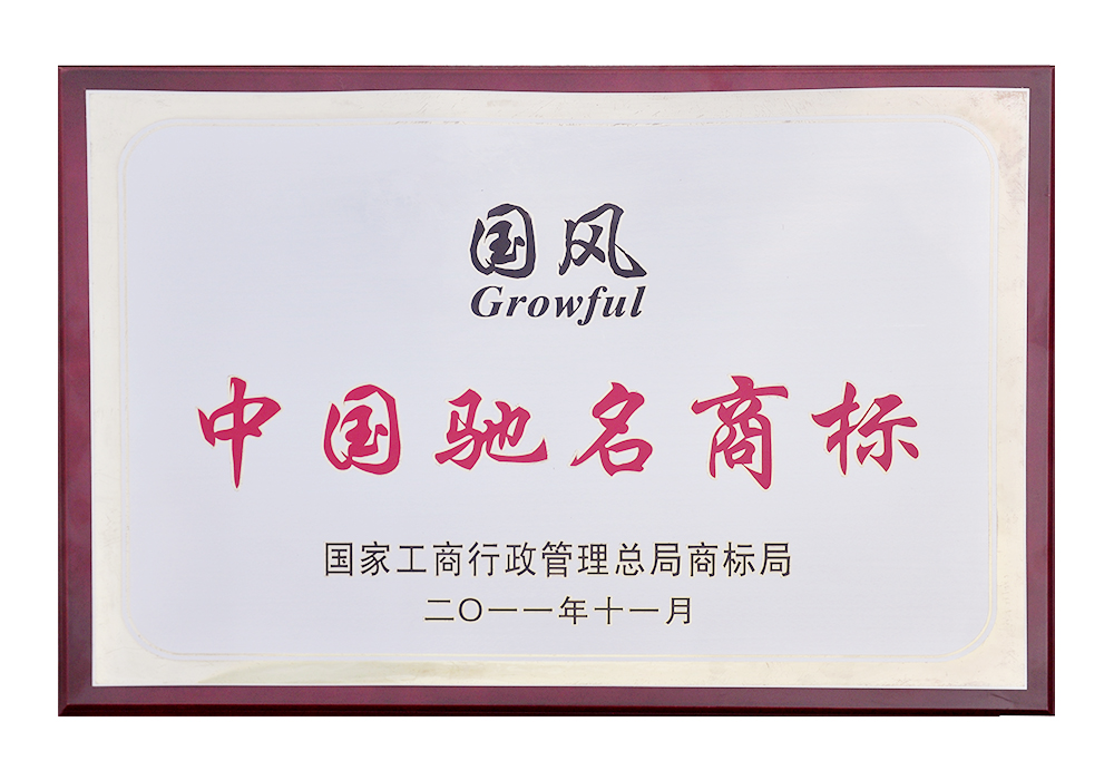 企业荣耀—中国驰名商标奖项